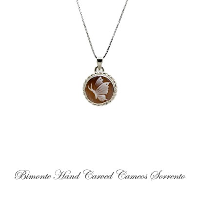 ''Butterfly'' Cameo Necklace