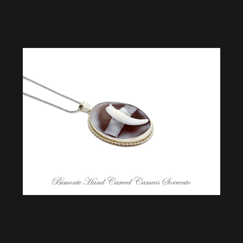 ''Cattelan'' Cameo Necklace