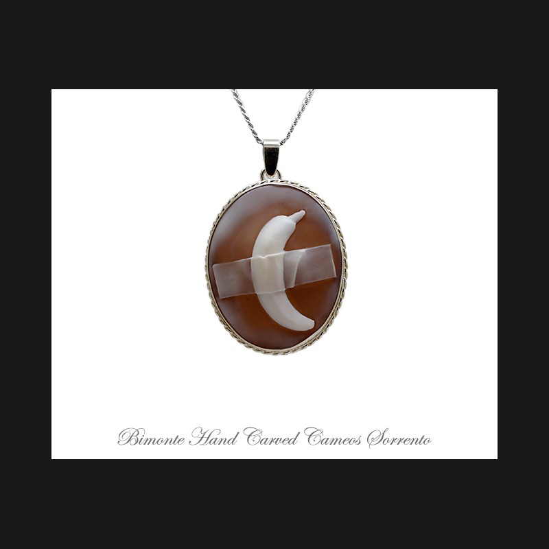 ''Cattelan'' Cameo Necklace