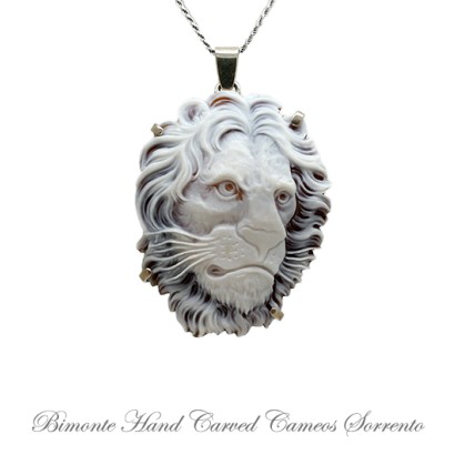 ''Lion'' Cameo Necklace