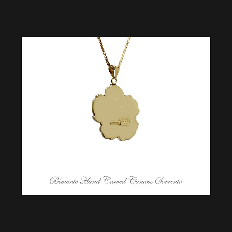 ''Flower of Pearl'' Cameo Necklace