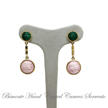 ''Bella'' Cameo Earrings