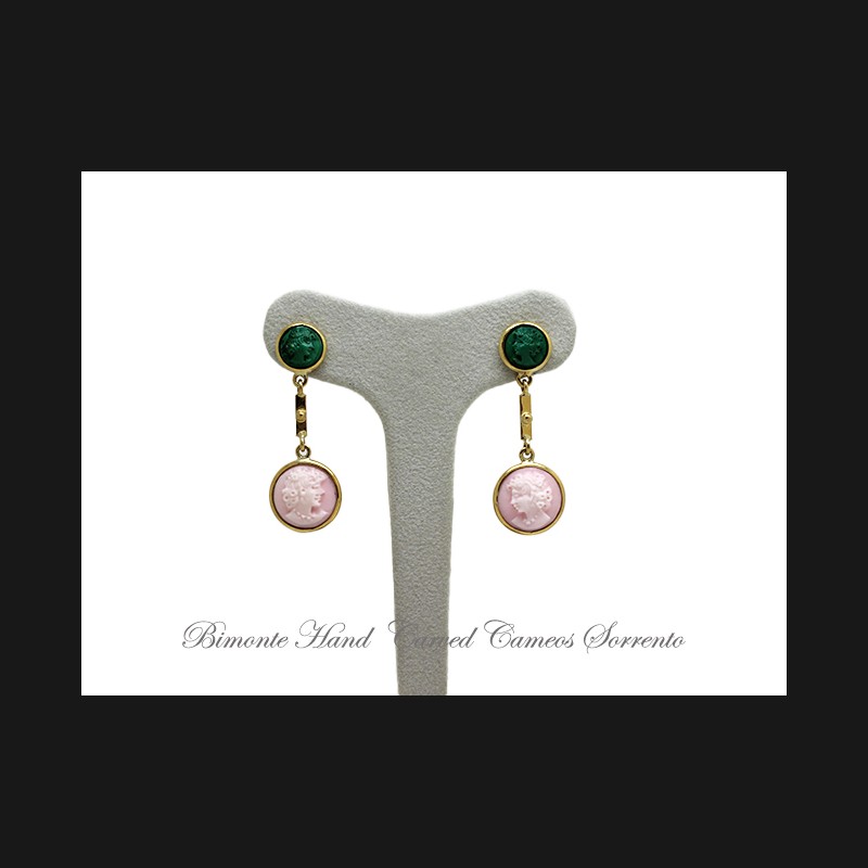 ''Bella'' Cameo Earrings