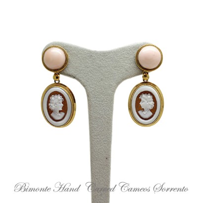 ''Elegante'' Cameo Earrings