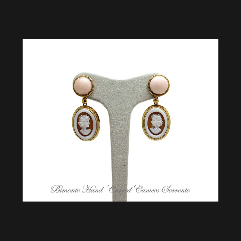''Elegante'' Cameo Earrings