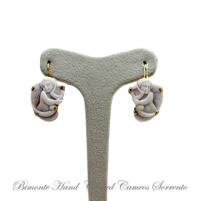 ''Angeli'' Cameo Earrings