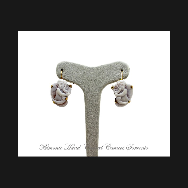 ''Angeli'' Cameo Earrings