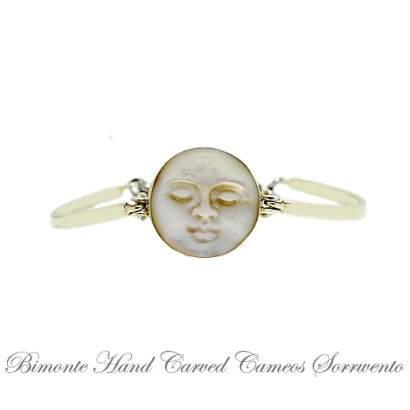 ''Moon'' Cameo Bracelet