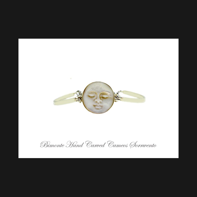 ''Moon'' Cameo Bracelet