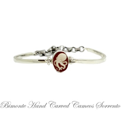 ''Octopus'' Cameo Bracelet