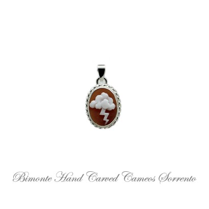 ''Storm'' Cameo Pendant