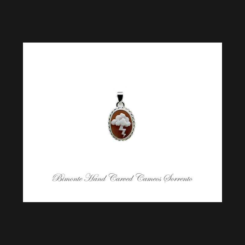 ''Storm'' Cameo Pendant