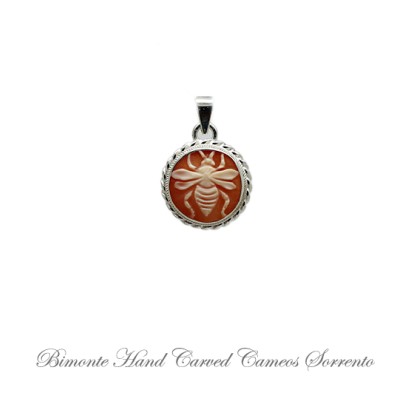 ''Bee'' Cameo Pendant