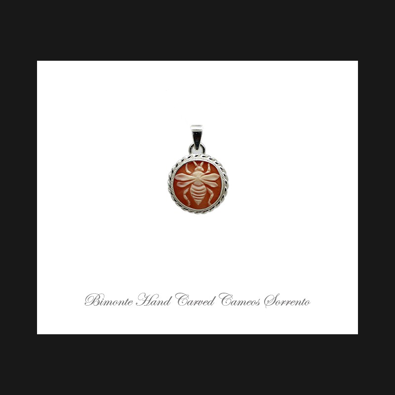 ''Bee'' Cameo Pendant