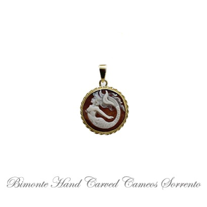 ''Siren of Sorrento'' Cameo Pendant