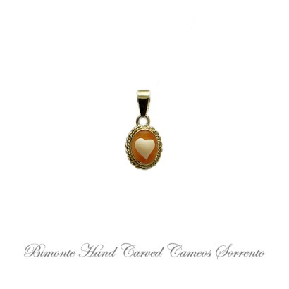 ''Heart'' Cameo Pendant