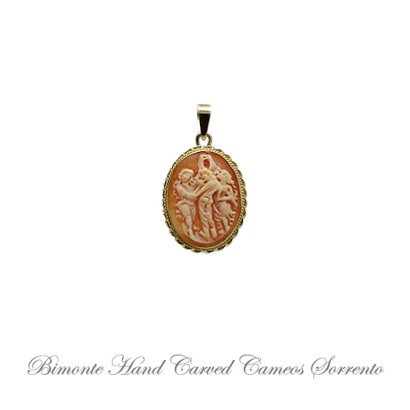 ''Three Graces'' Cameo Pendant