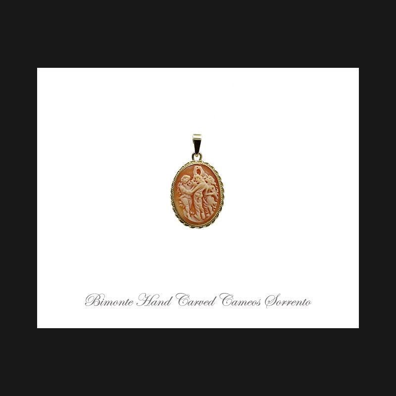 ''Three Graces'' Cameo Pendant