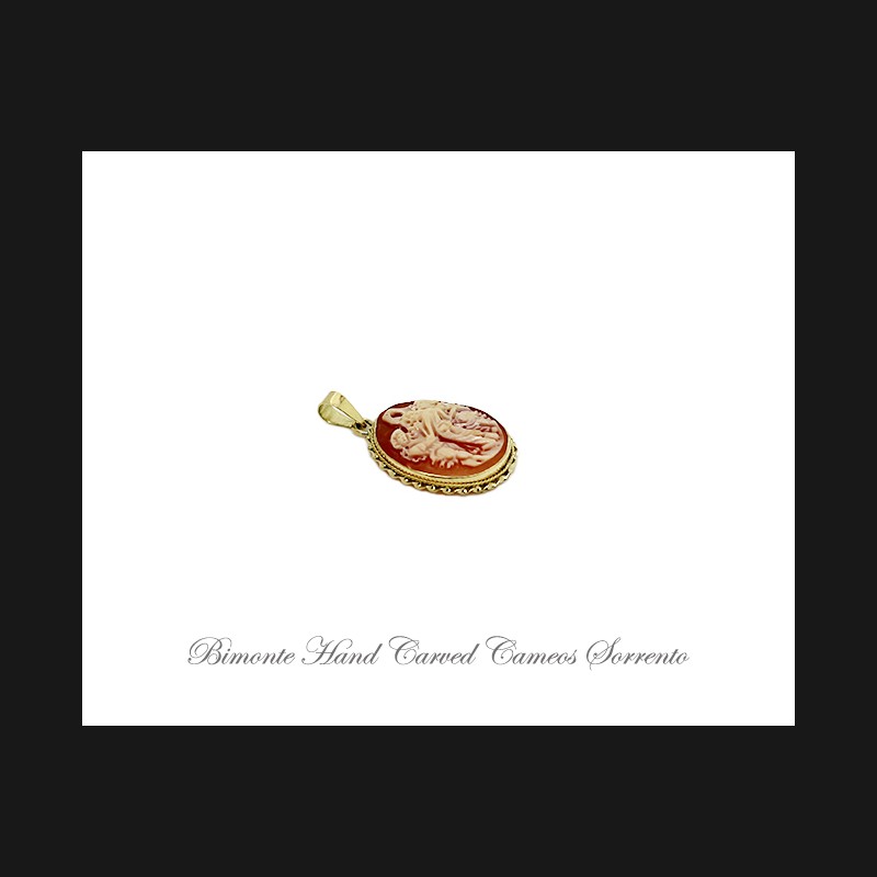 ''Three Graces'' Cameo Pendant