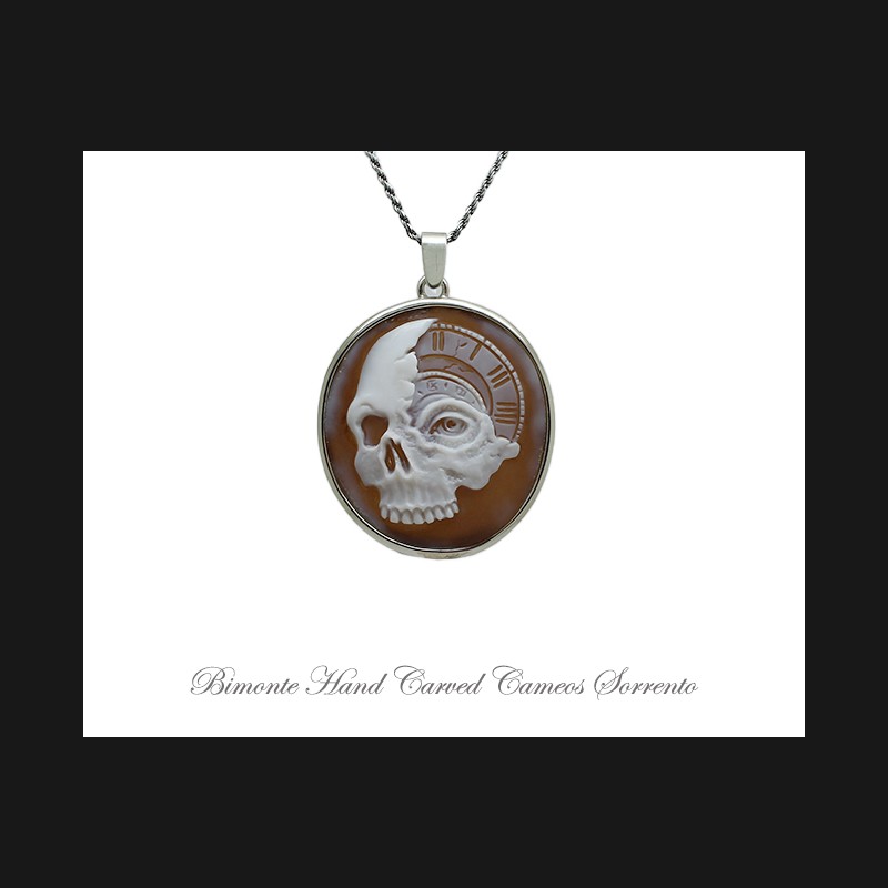 ''Memento Mori'' Cameo Necklace