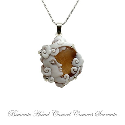 ''Luna'' Cameo Necklace