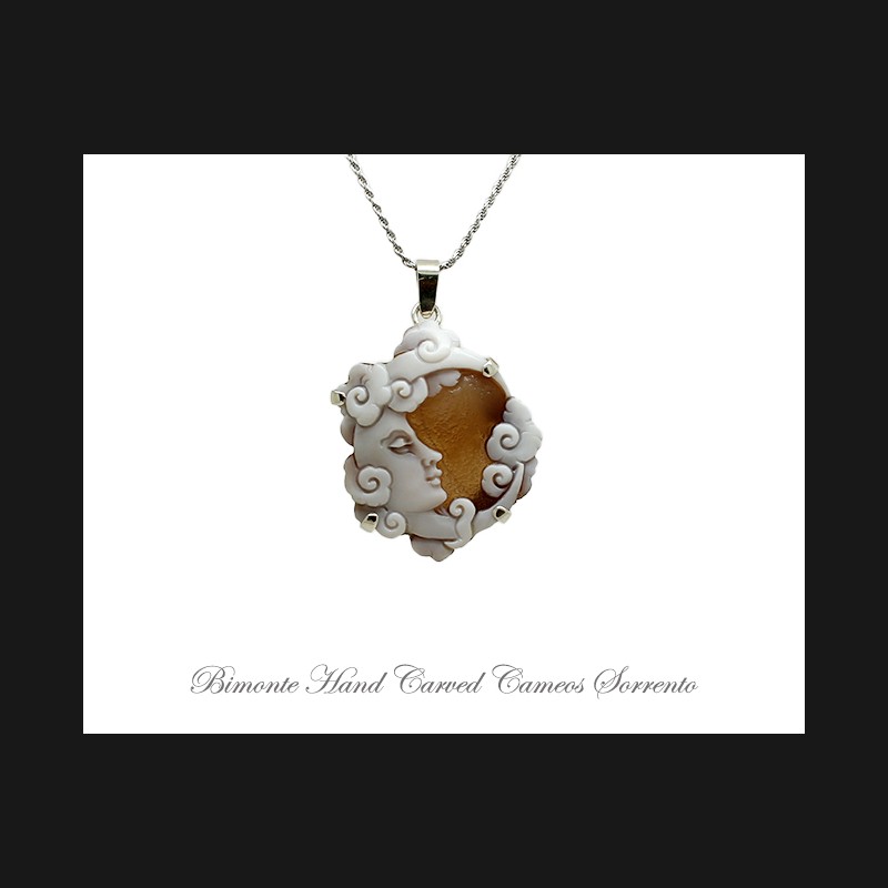 ''Luna'' Cameo Necklace