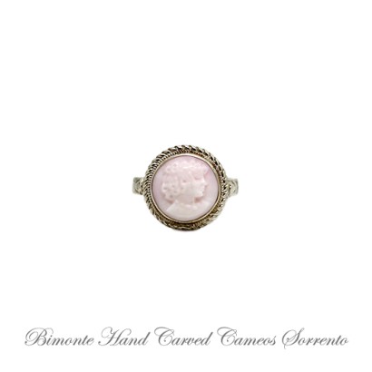 ''Pale Beauty'' Cameo Ring