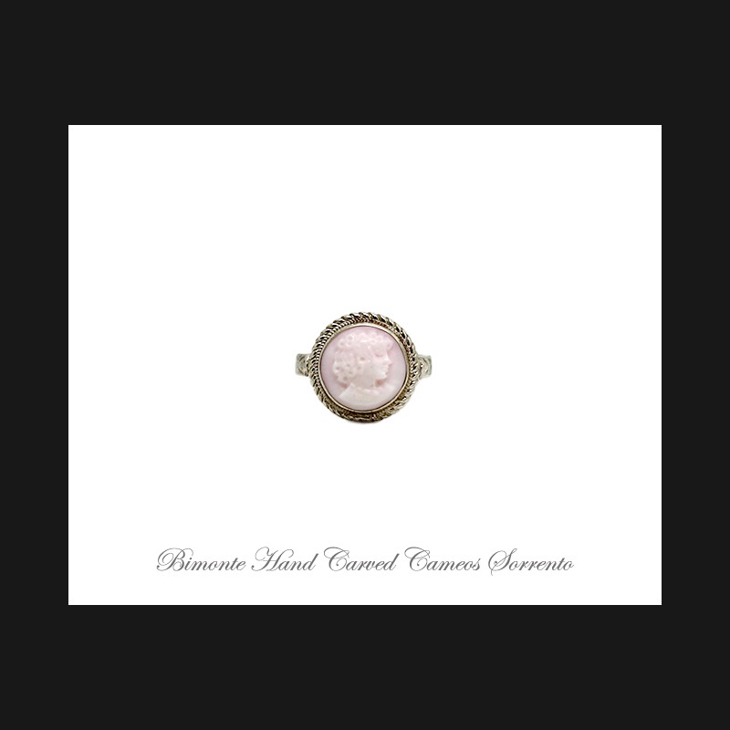 ''Pale Beauty'' Cameo Ring