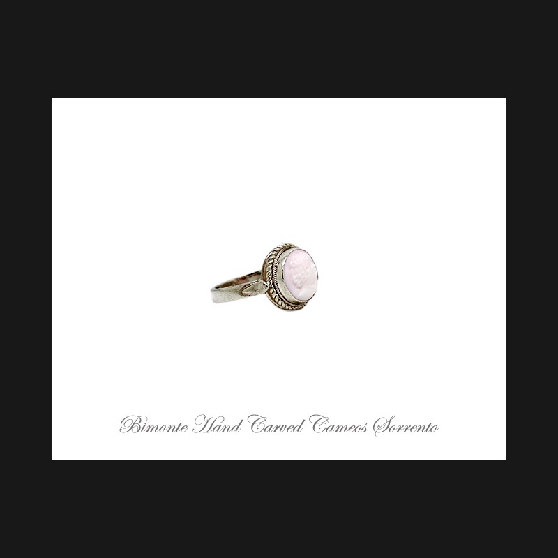 ''Pale Beauty'' Cameo Ring
