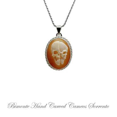 ''Memento Mori'' Cameo Necklace