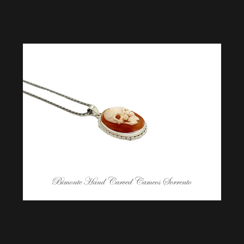 ''Memento Mori'' Cameo Necklace