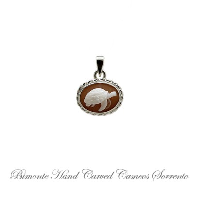 ''Turtle'' Cameo Pendant