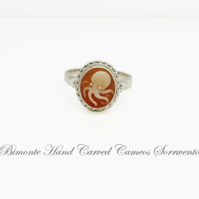 "Octopus" Cameo Ring