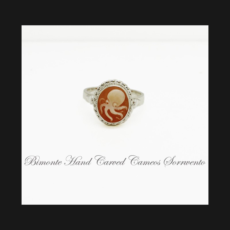 "Octopus" Cameo Ring