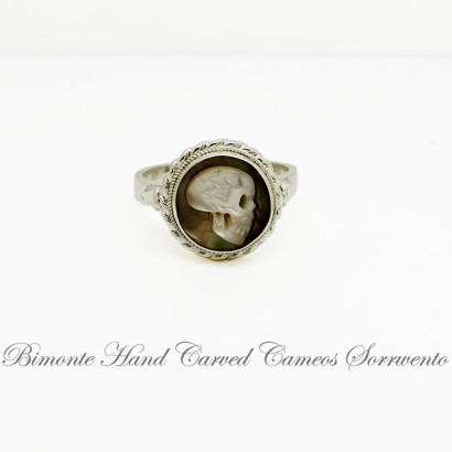 "Memento Mori"Cameo Ring