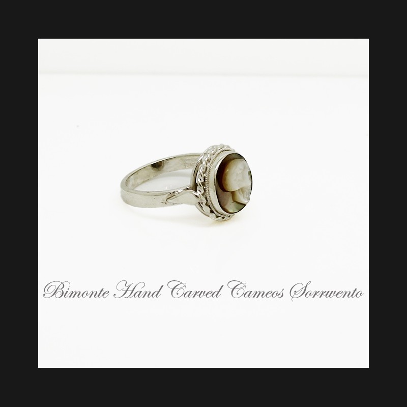 "Memento Mori"Cameo Ring
