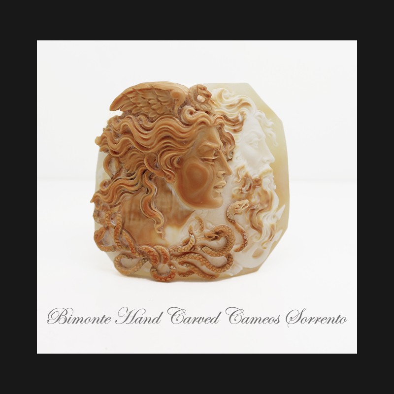 "Medusa and Neptune"Cameo