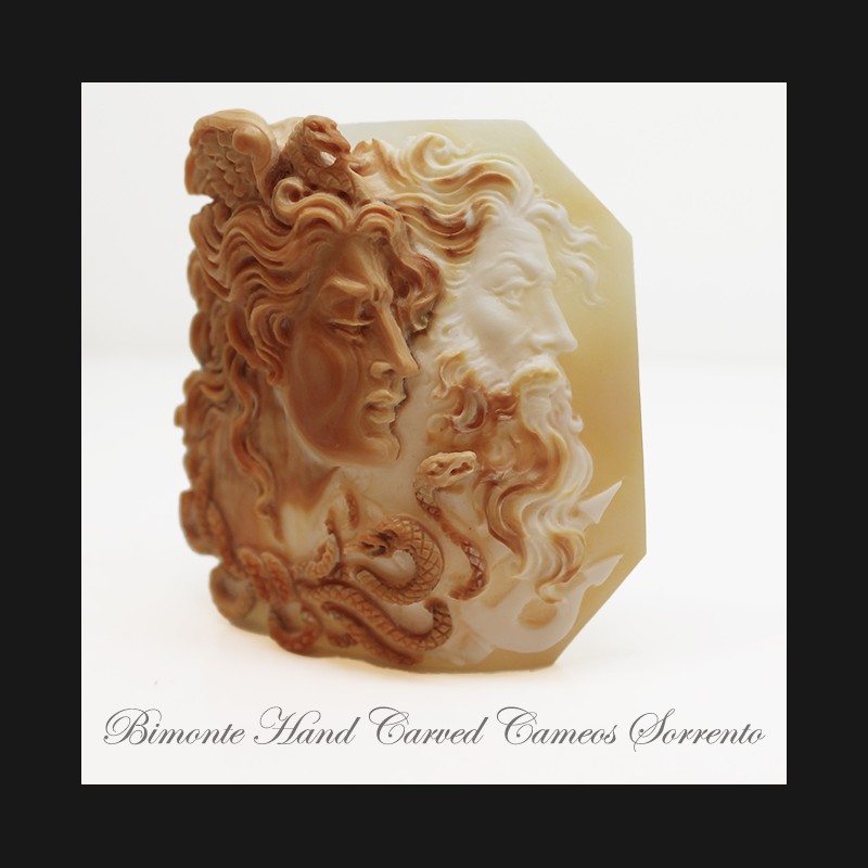 "Medusa and Neptune"Cameo