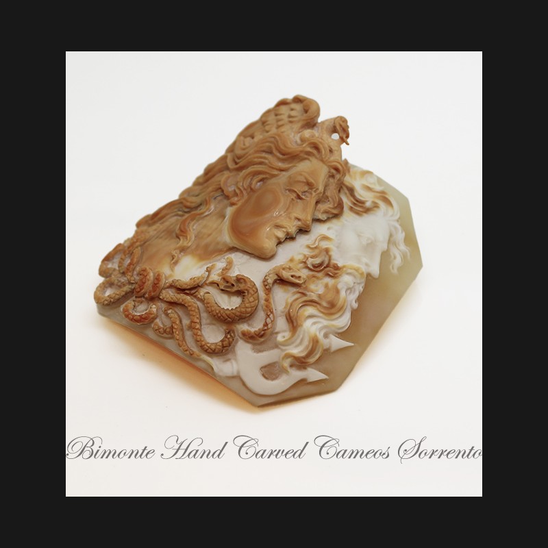 "Medusa and Neptune"Cameo