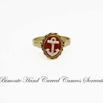 "Anchor" Cameo Ring