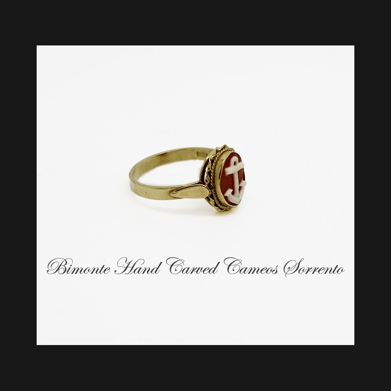 "Anchor" Cameo Ring