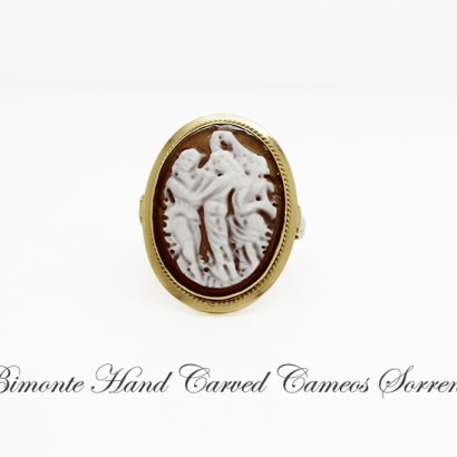 "Tre Grazie"cameo Ring