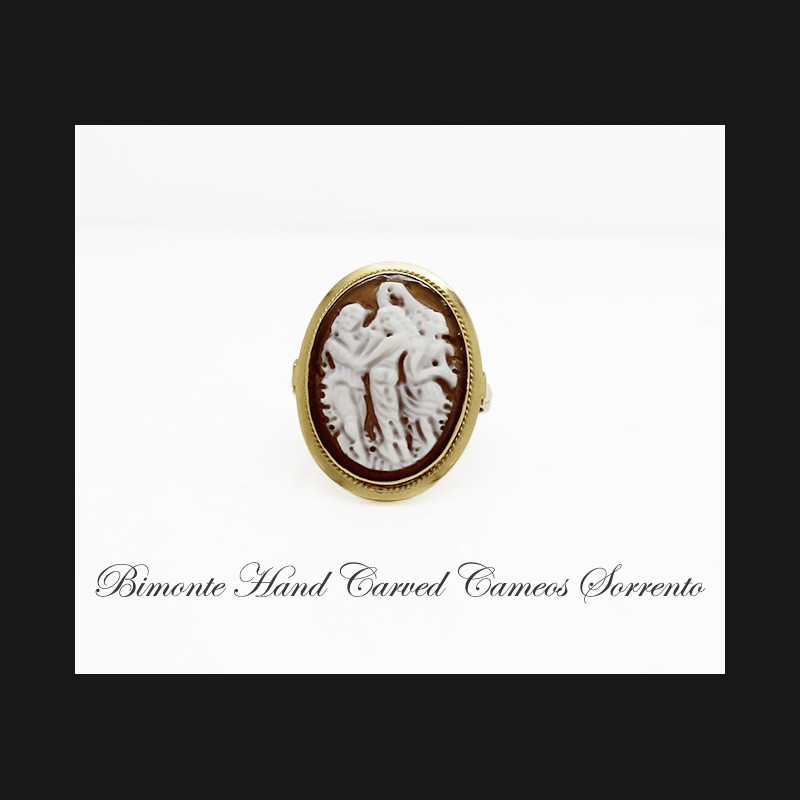 "Tre Grazie"cameo Ring