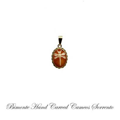 ''Dragonfly'' Cameo Pendant