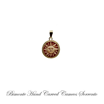 ''Sun'' Cameo Pendant
