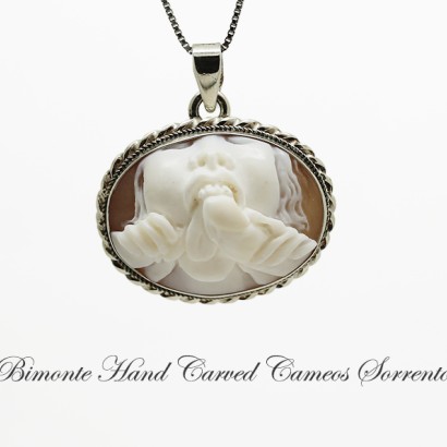 "Double Ice-cream"Cameo Necklace