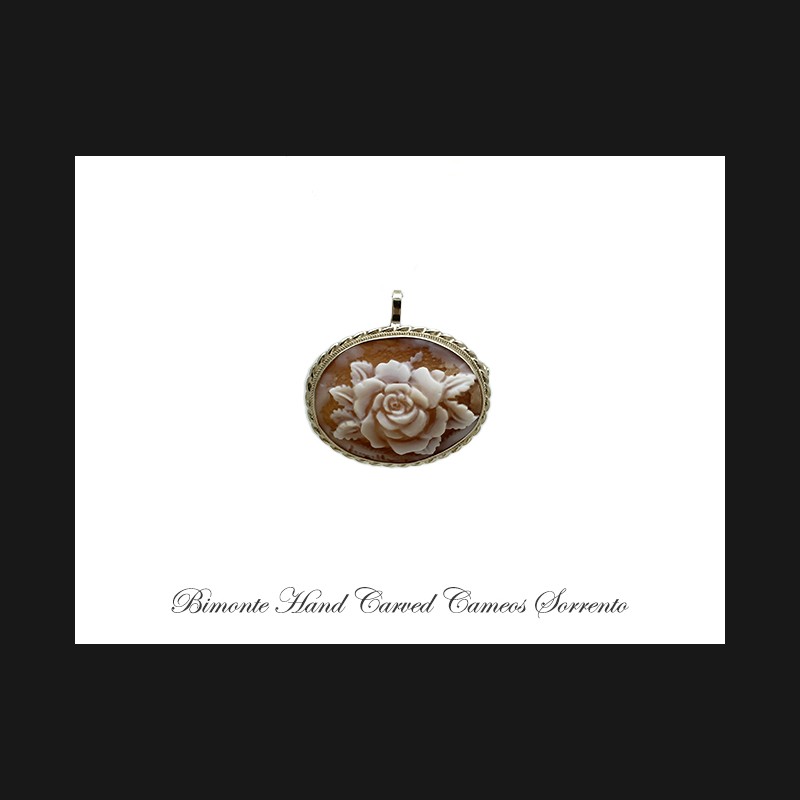 ''Floreale'' Cameo Brooch and Pendant