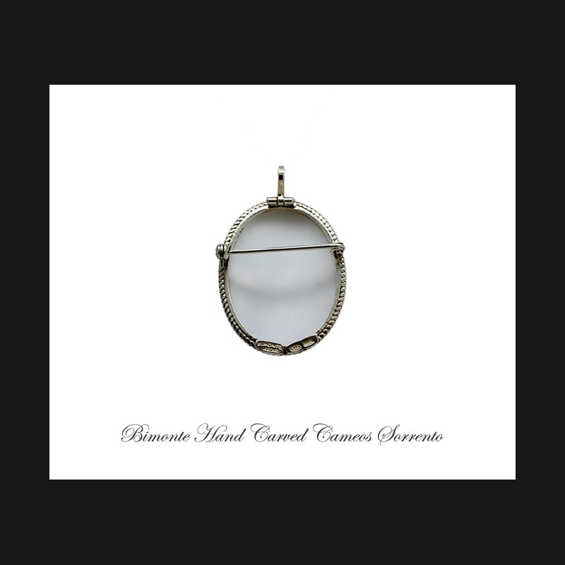 ''Amalfi Coast'' Cameo Brooch and Pendant