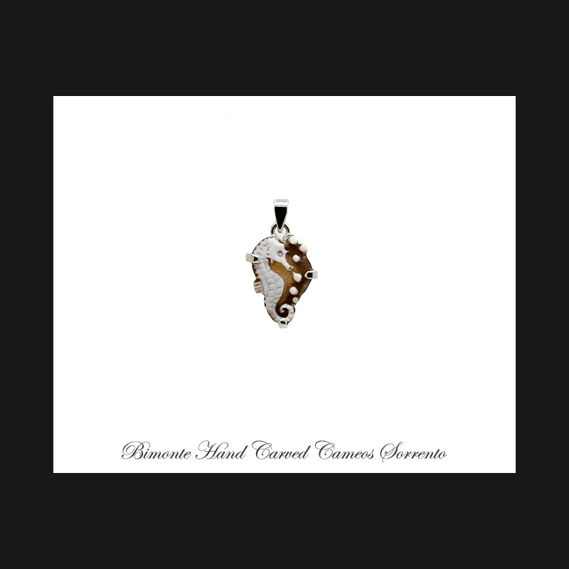 ''Seahorse'' Cameo Pendant