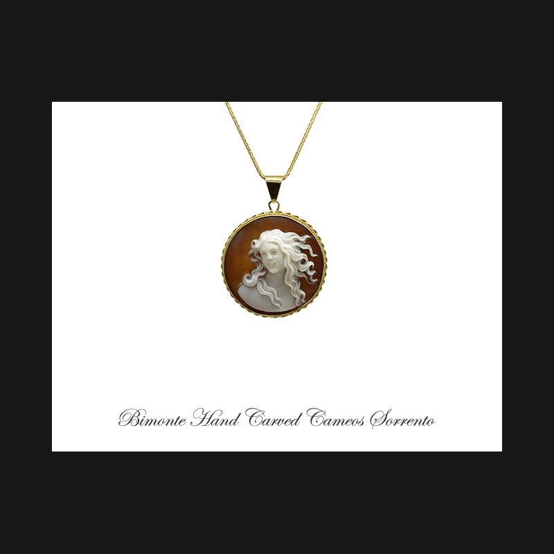 ''Birth of Venus'' Cameo Necklace